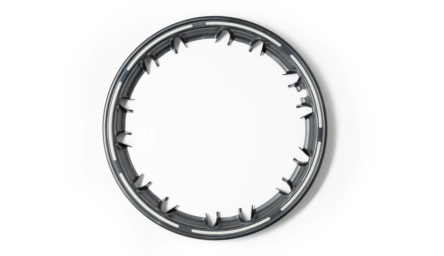 Photo d'une des 4 protections pour les Jantes "Photon" de la Tesla Model 3 Highland