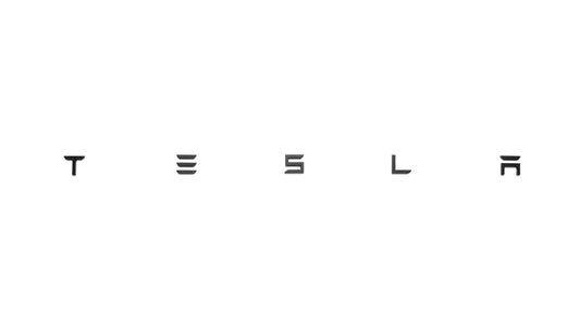 Logo Tesla en lettres
