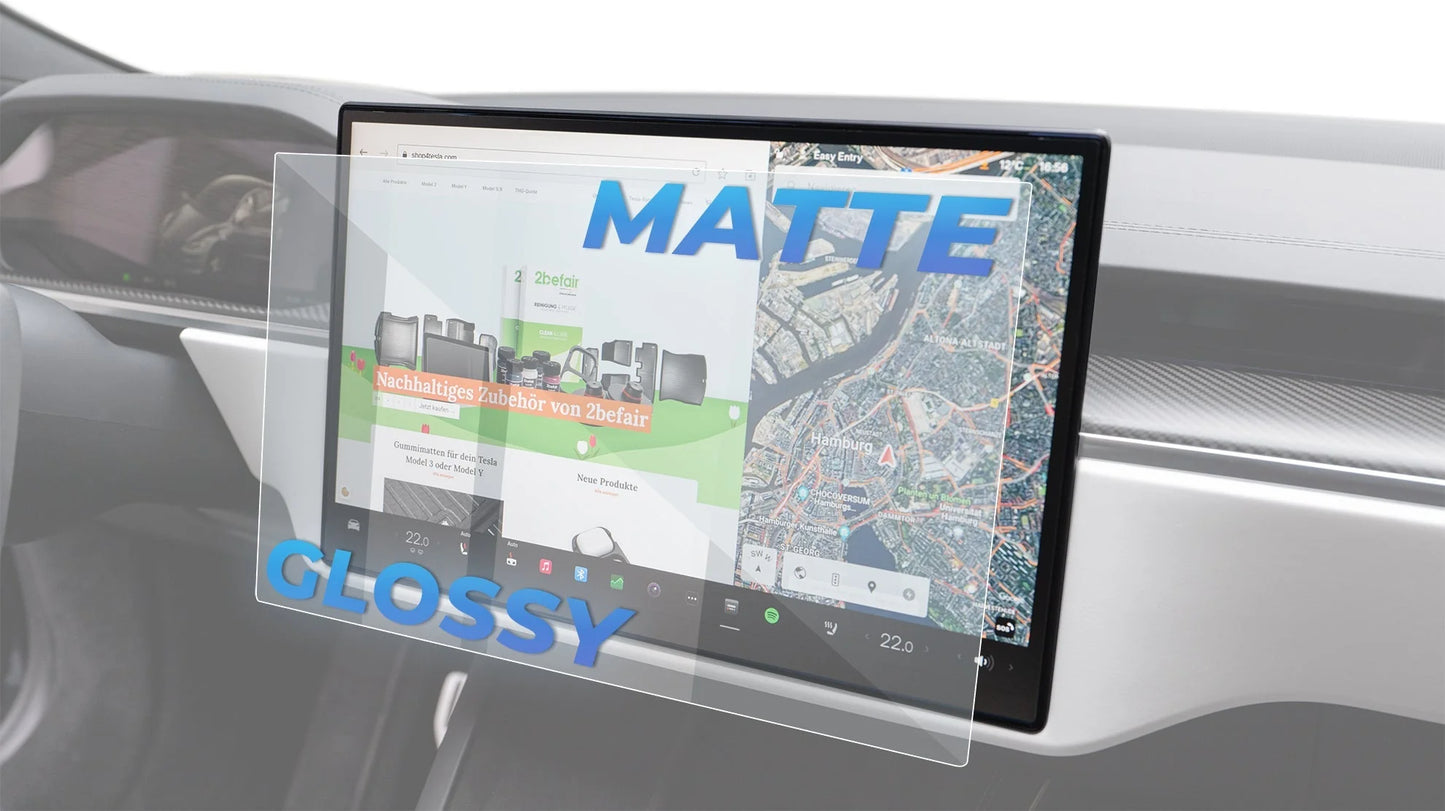 Verre de protections pour l'écran pour Tesla