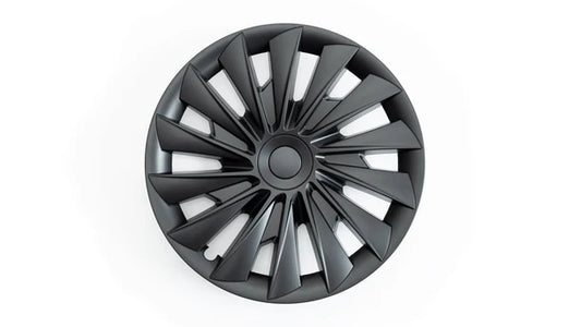 Enjoliveur "Performance Design Turbine" noir pour une Tesla Model  Highland.
