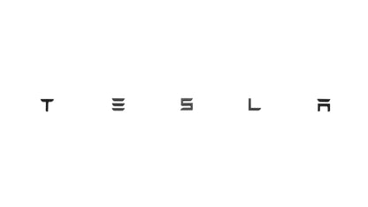 Logo Tesla en lettres