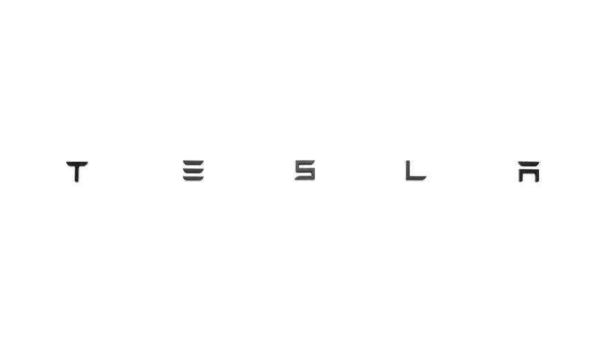 Logo Tesla en lettres