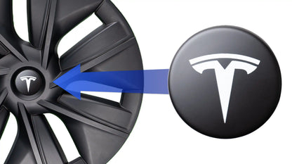 Cache moyeux pour Tesla