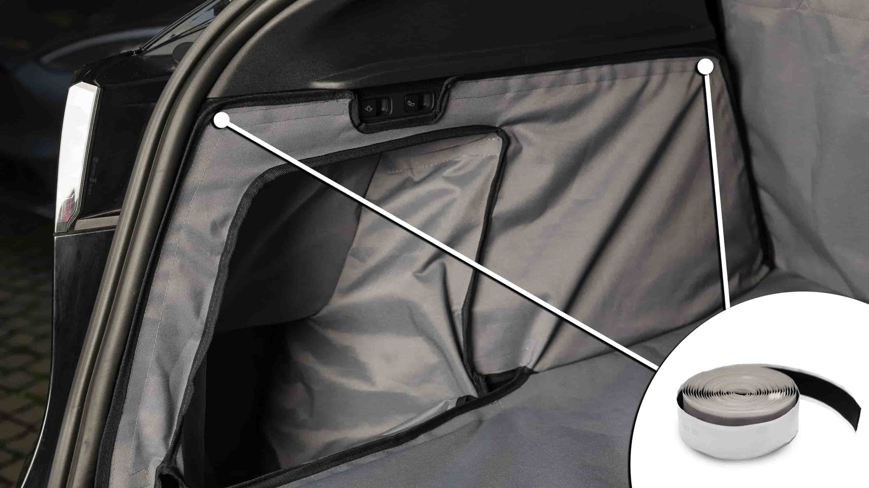 Protection intégrale pour le coffre pour Tesla Model Y